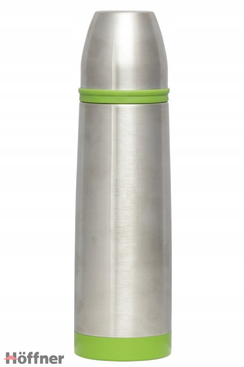 Termos próżniowy ze stali nierdzewnej podróżny HOFFNER 350ml Zielony Termos próżniowy ze stali nierdzewnej podróżny HOFFNER 350ml Zielony