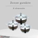 Zestaw garnków 6 elementów HOFFNER HF-4452