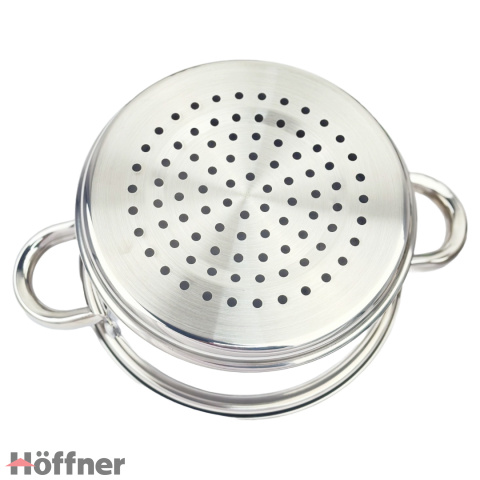 Parowar Zestaw garnków na pare HOFFNER 24 CM Parowar Zestaw garnków na pare HOFFNER 24 CM